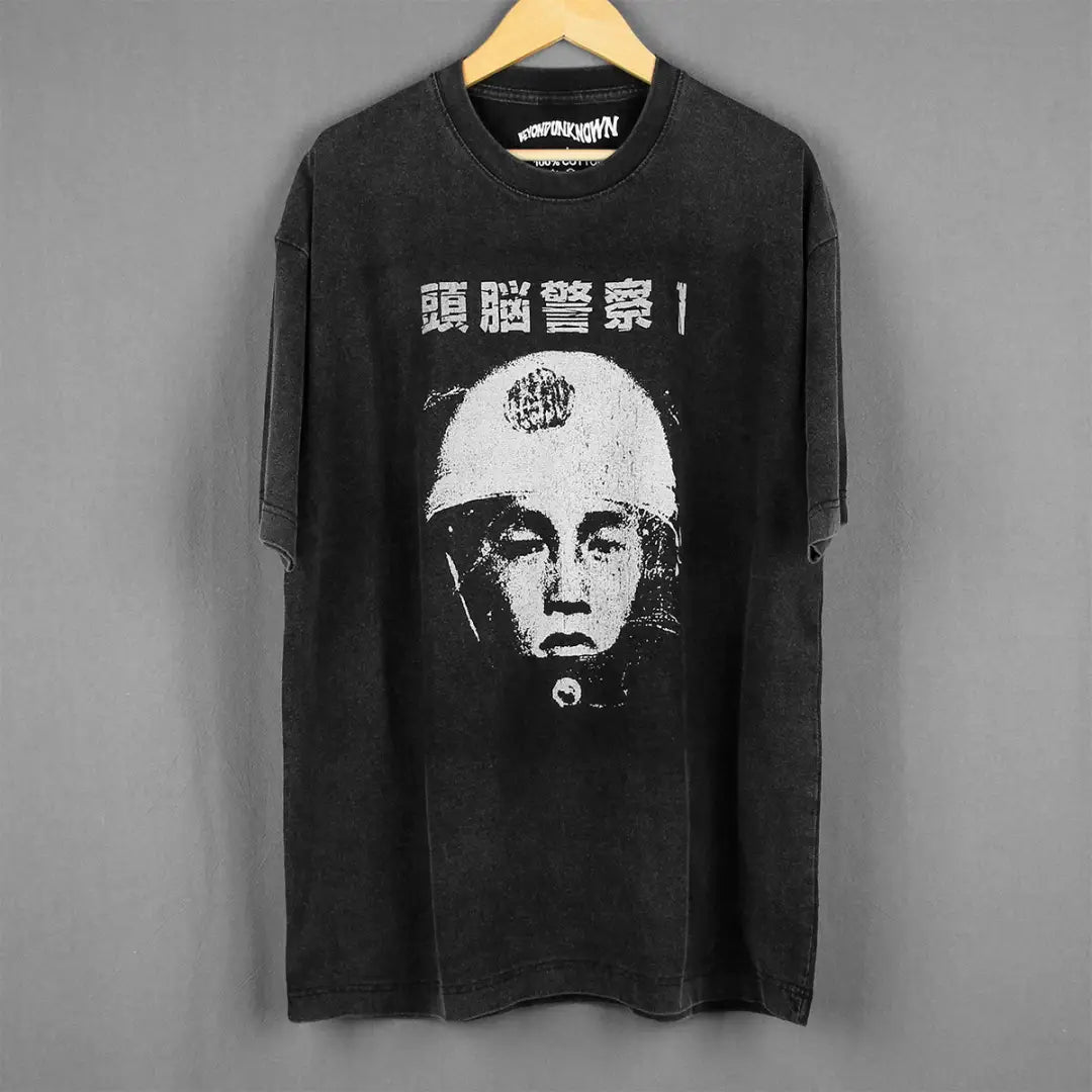 Zuno Keisatsu Brain Police Tee - Japanese Punk Rock Band Graphic Shirt | Streetwear